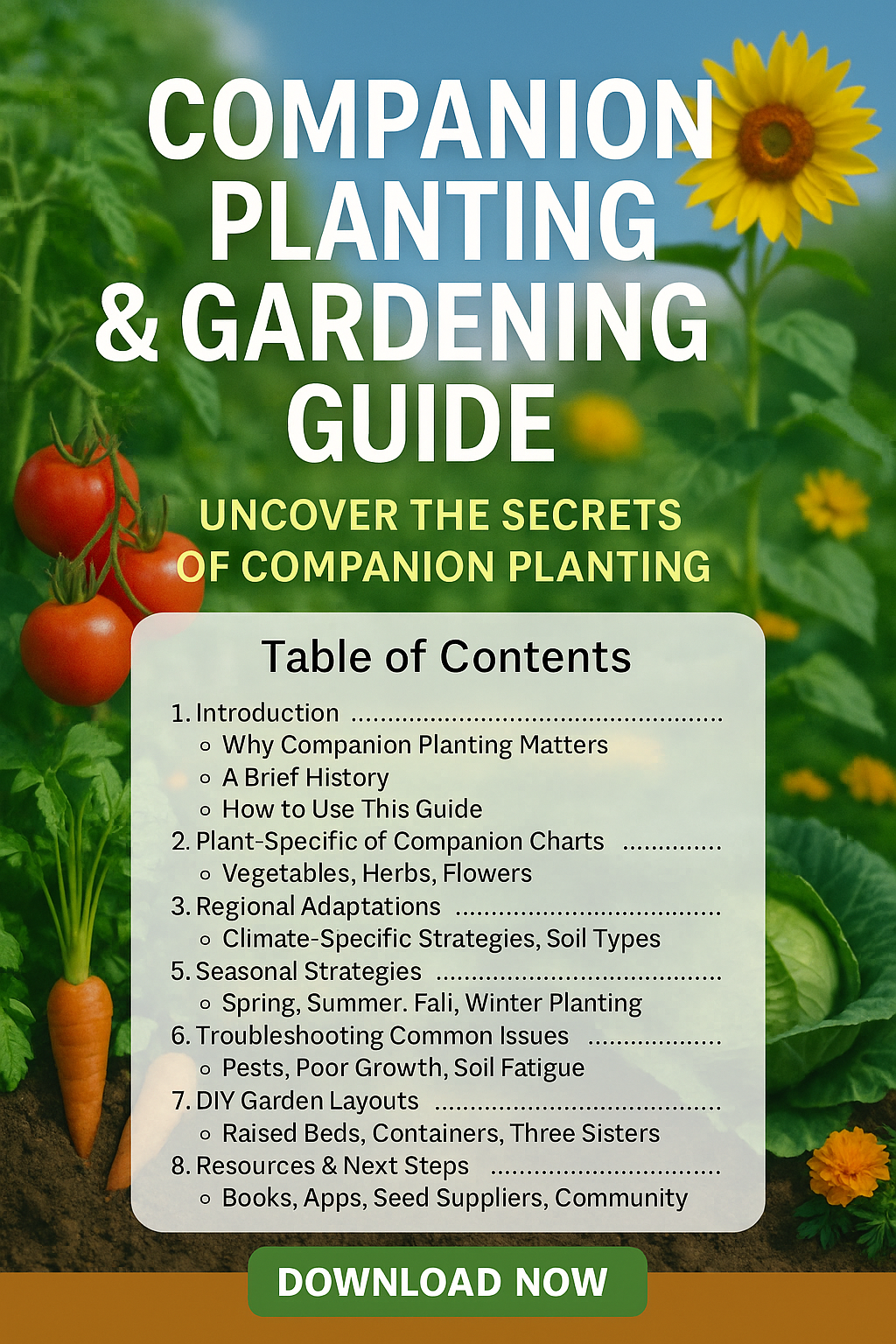 Companion Gardening Chart