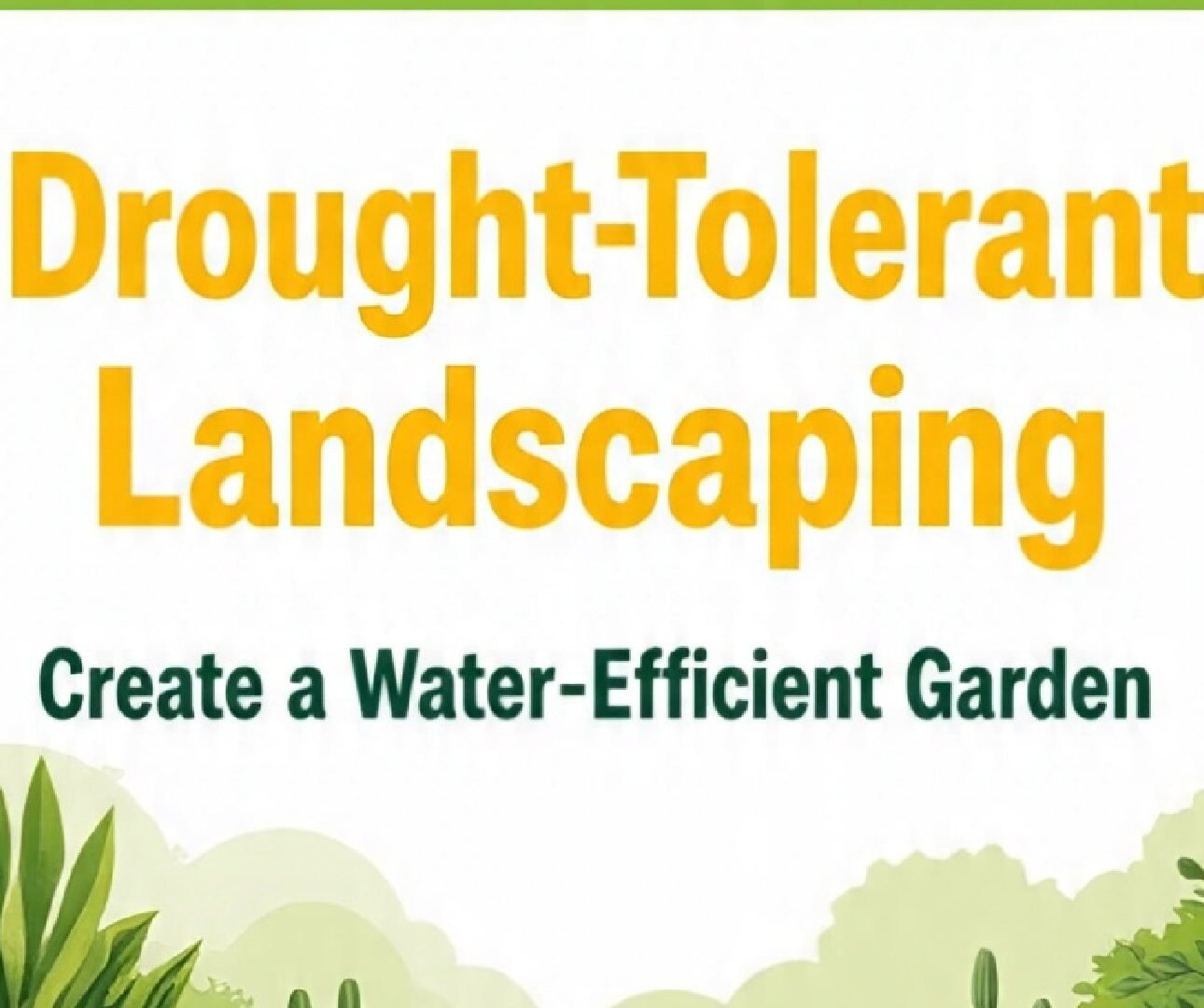 drought tolerant landscaping cover