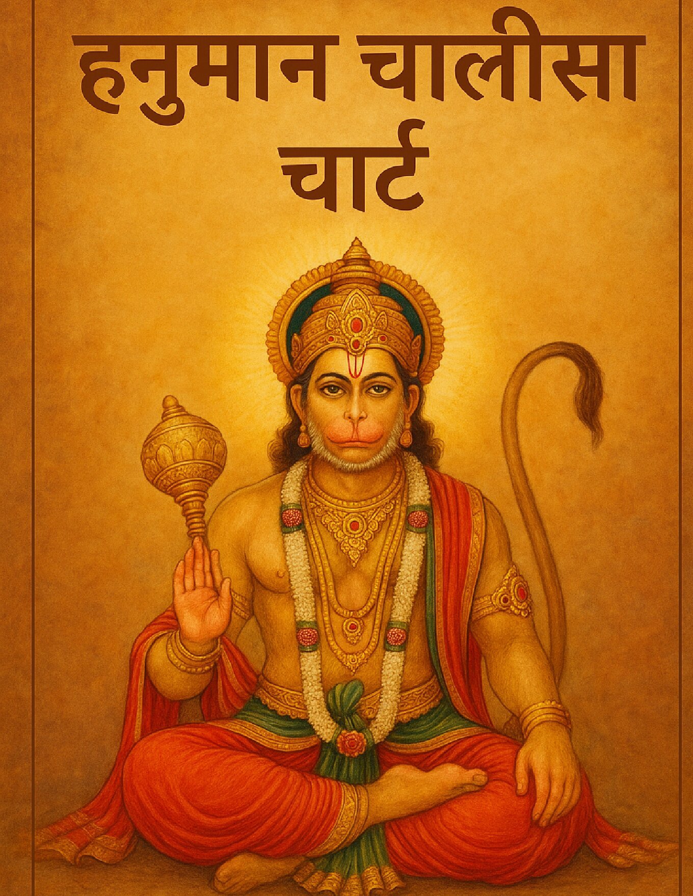 hanuman chalisa chart cover