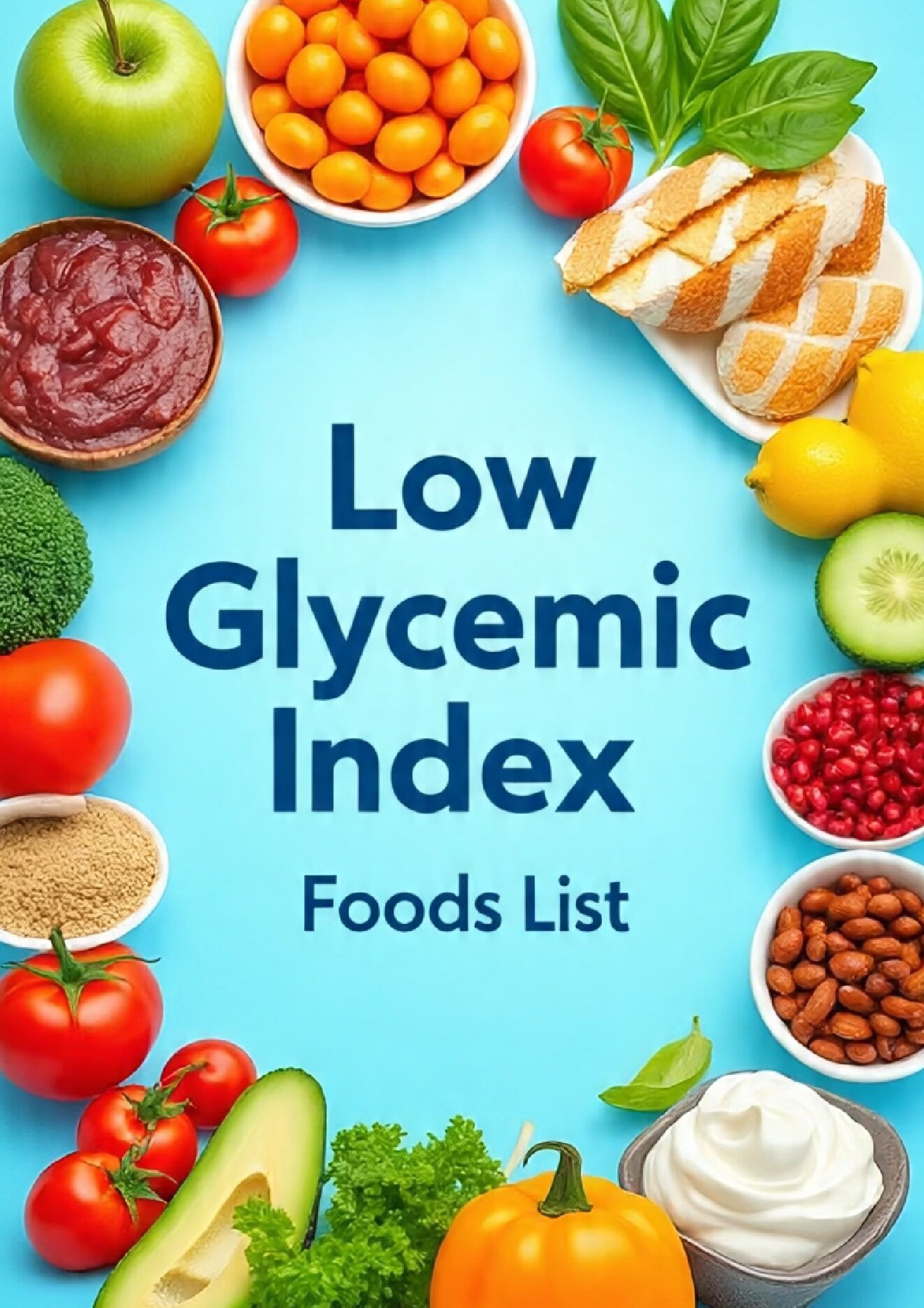 low glycemic index foods list cover