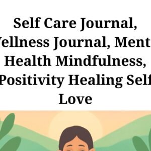 self care journal wellness journal mental health mindfulness positivity healing self love cover