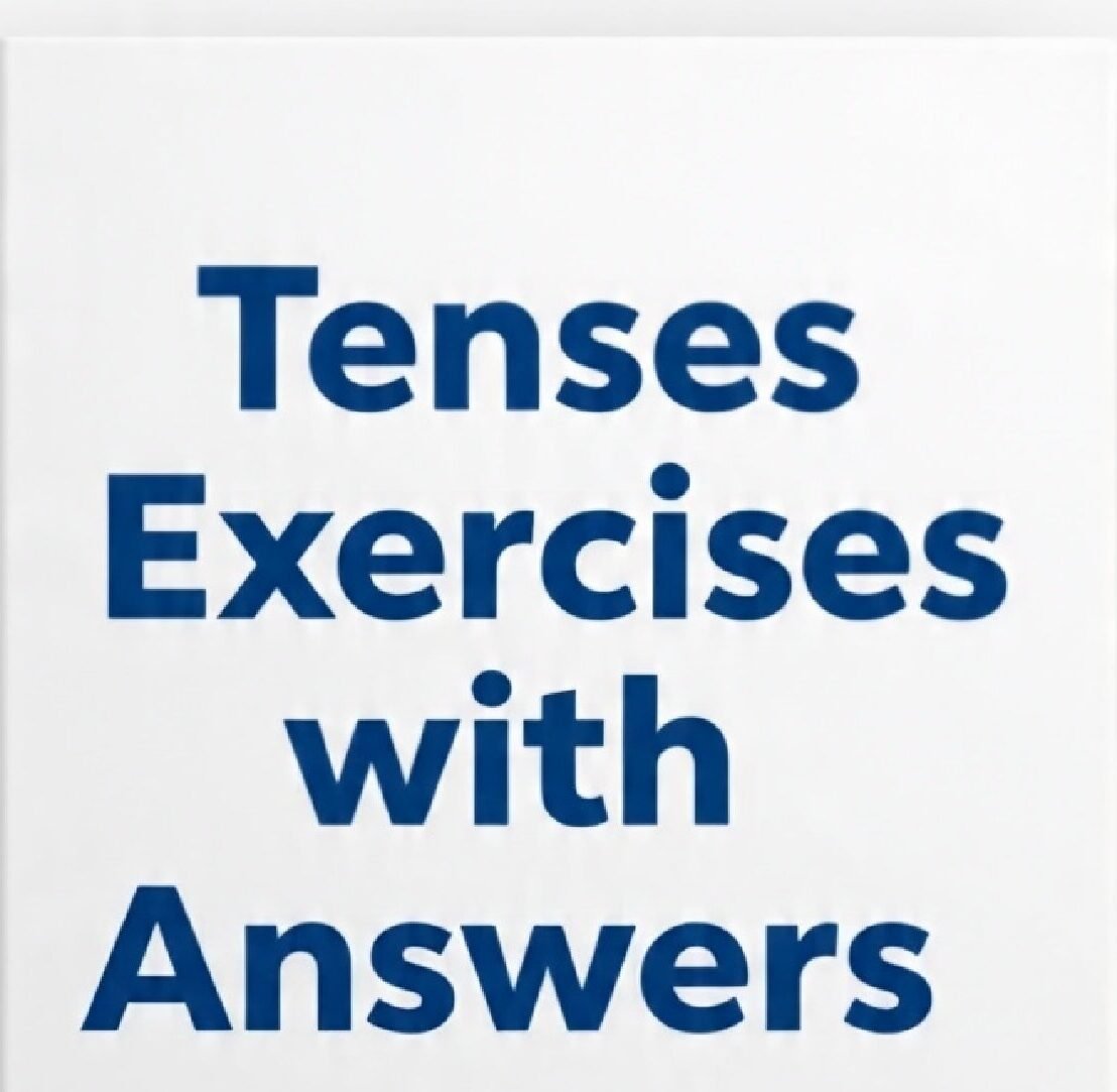 tenses exercises with answers cover