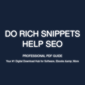 do rich snippets help seo cover