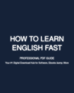 how to learn english fast cover