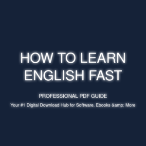 how to learn english fast