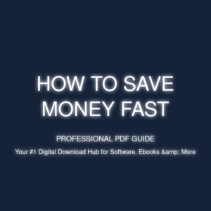 how to save money fast cover