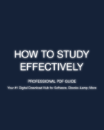 how to study effectively cover