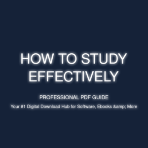 how to study effectively