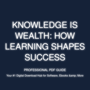 knowledge is wealth: how learning shapes success cover