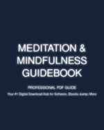 meditation & mindfulness guidebook cover