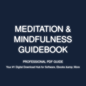 meditation & mindfulness guidebook cover