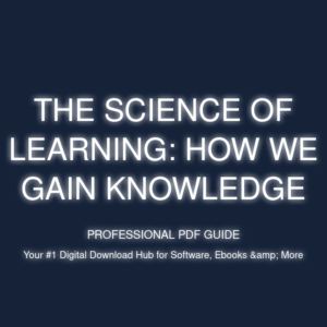 the science of learning: how we gain knowledge cover