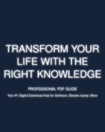 transform your life with the right knowledge cover
