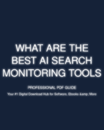 what are the best ai search monitoring tools cover