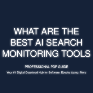 what are the best ai search monitoring tools cover