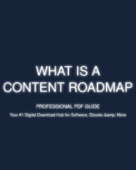 what is a content roadmap cover